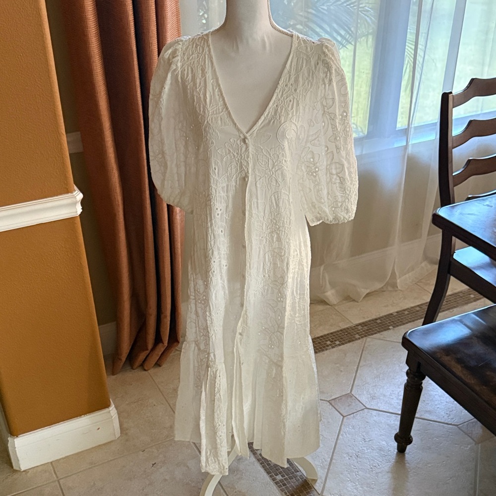 Zara White The Marta Dress